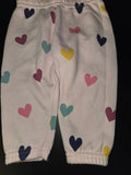 Girls' Heart Patterned Pants