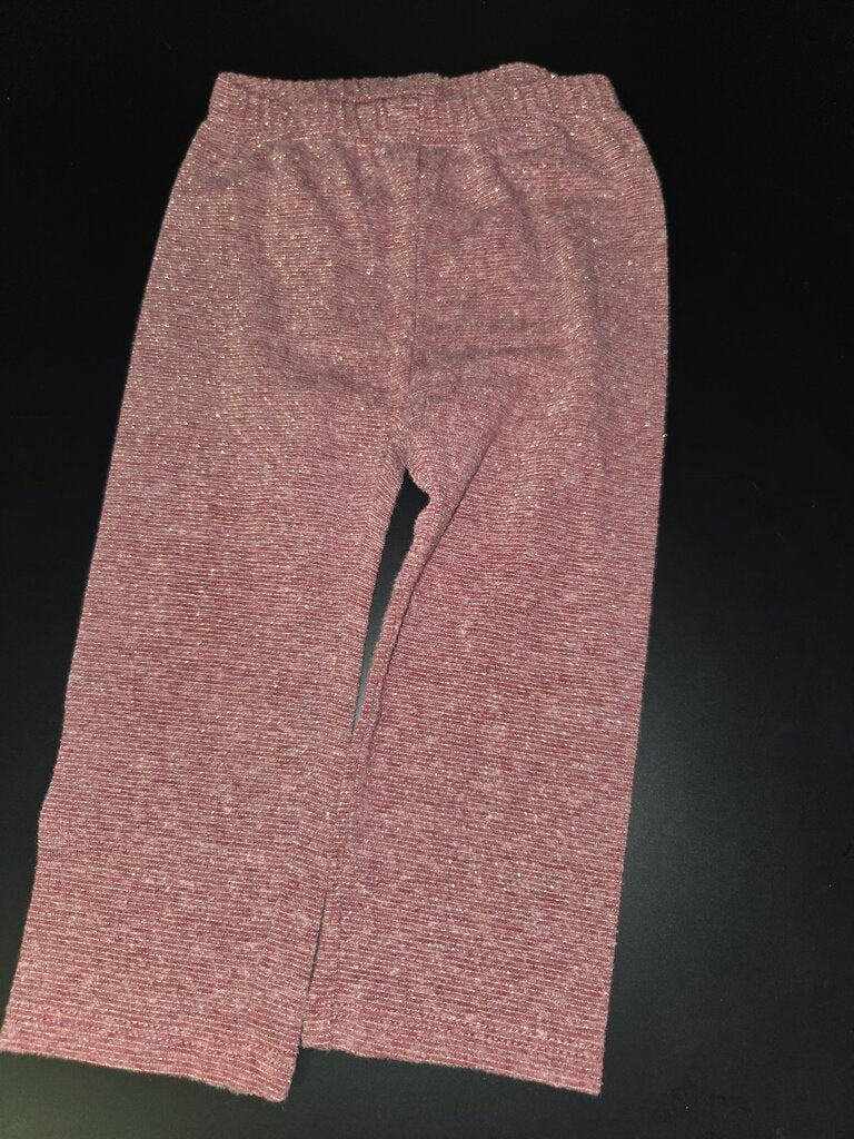 Girls' Sparkly Pink Leggings