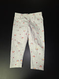 Gray Rainbow Print Leggings