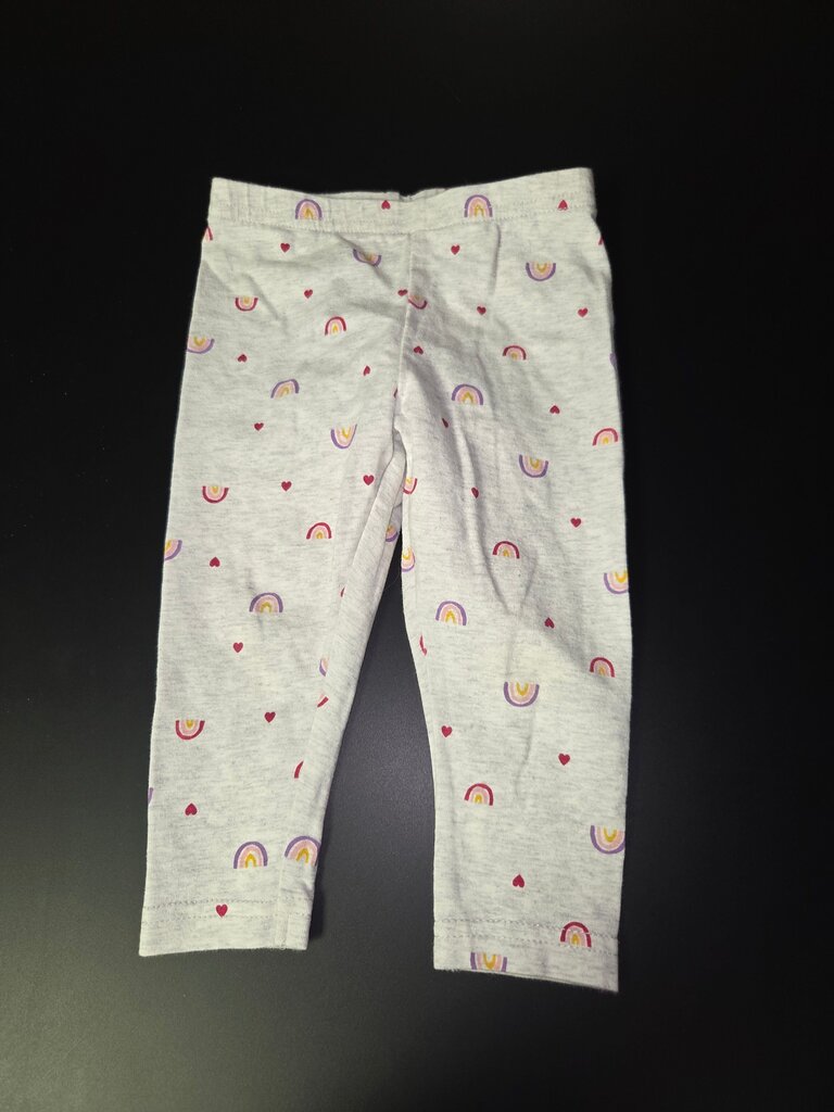 Gray Rainbow Print Leggings