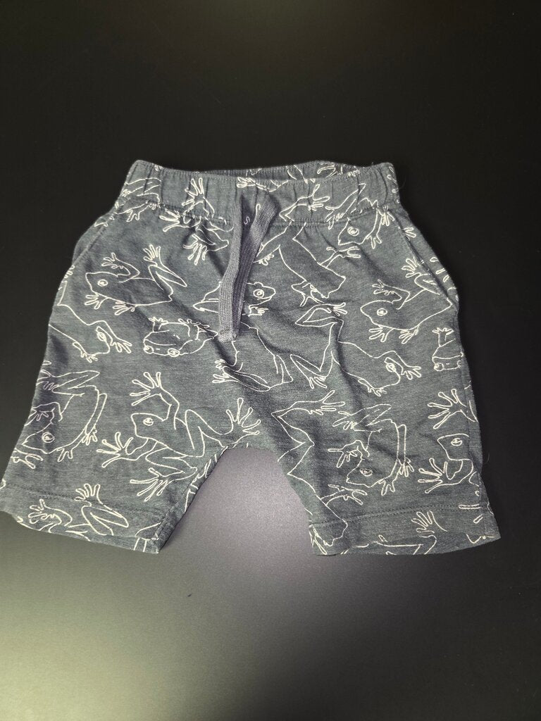 Boys' Gray Frog Print Shorts