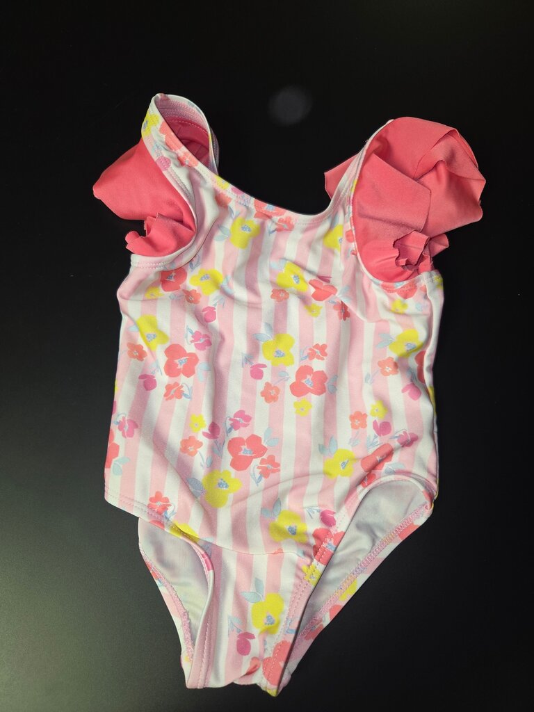 Girls' Floral One-Piece Swimsuit