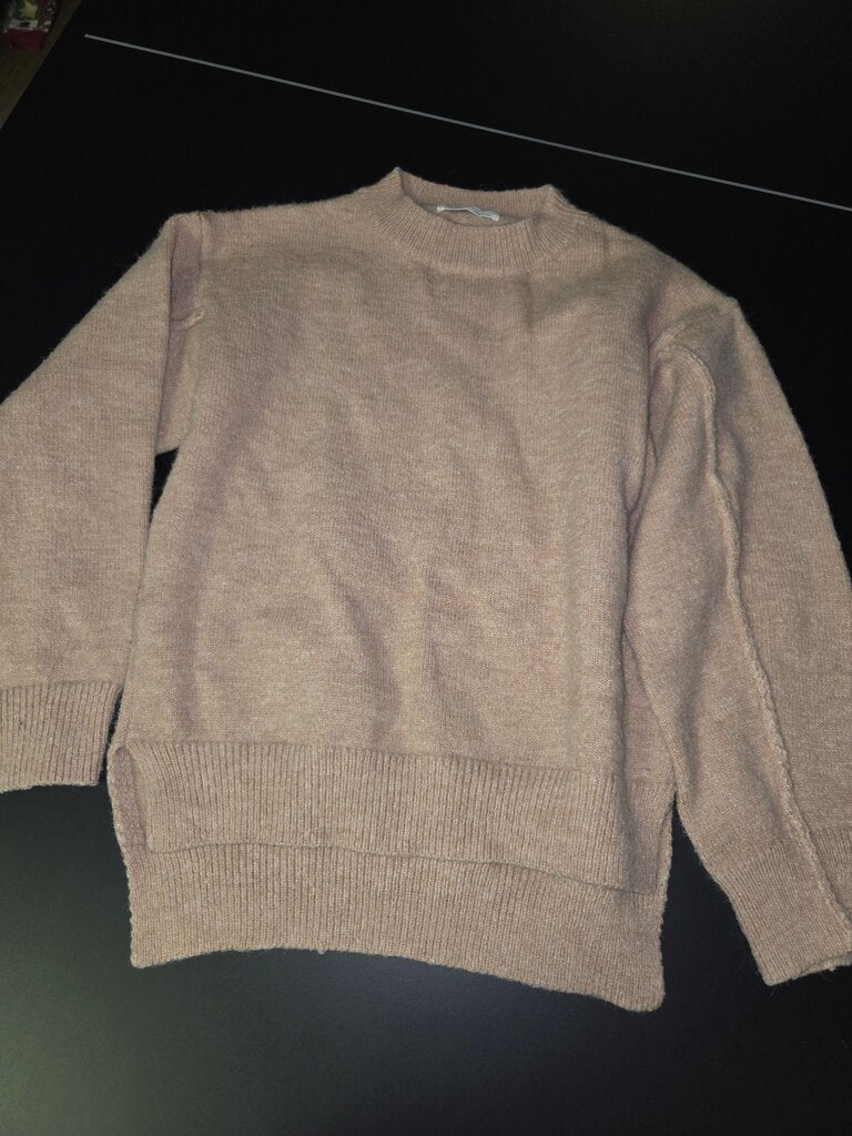 Women's Light Pink Knit Sweater