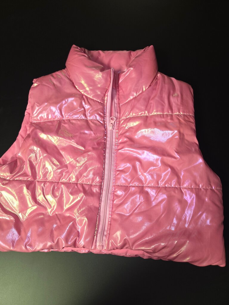 Shiny Pink Puffer Vest