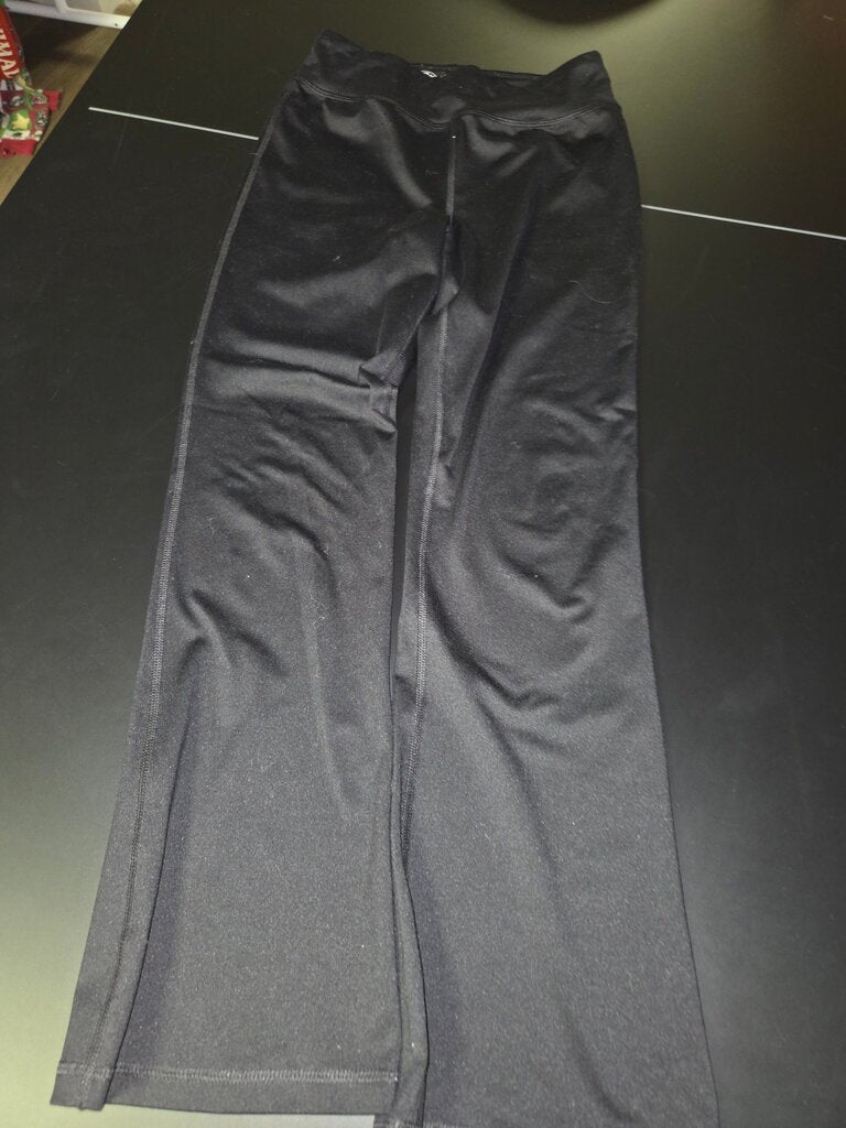 Black Athletic Flair Leg Pants