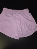 Purple Drawstring Shorts