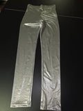 Shiny Silver Leggings