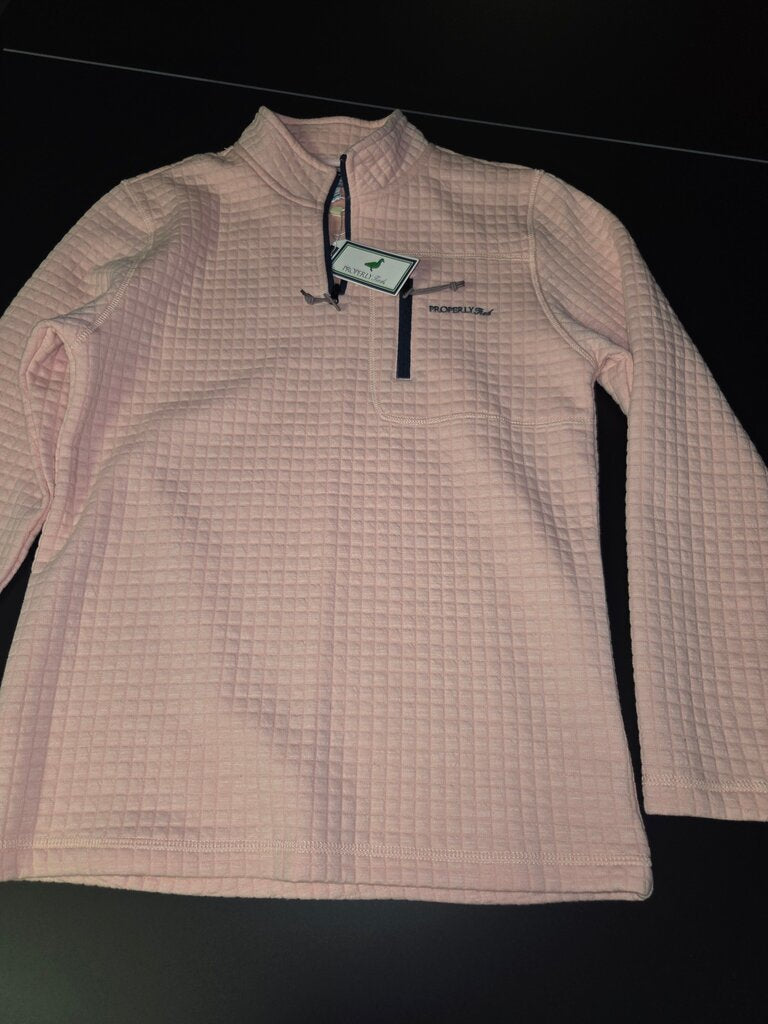 Properly Soft Pink Quarter Zip Pullover