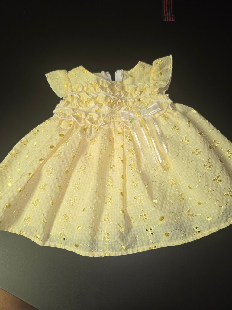 Girls Yellow Floral Dress