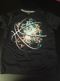 Black Basketball Graphic T-Shirt