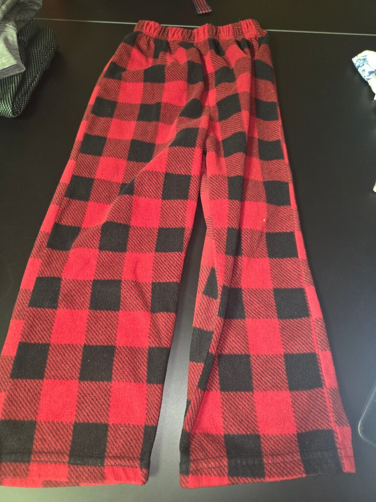 Red and Black Checkered Pajama Pants