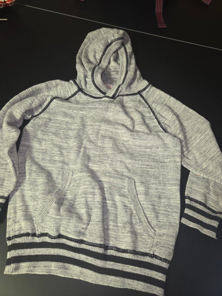 Gray Hooded Sweatshirt