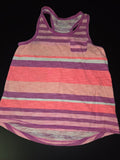 Old Navy Pink and Purple Striped Tank Top