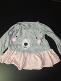 Bear Graphic Long Sleeve Top