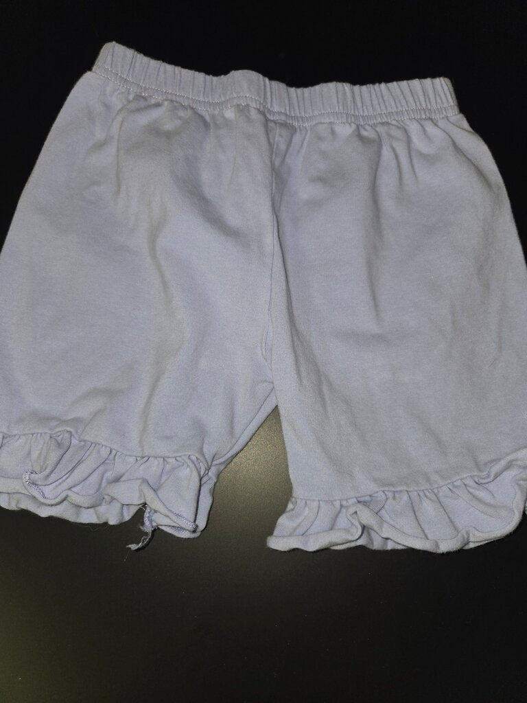 Light Blue Ruffled Baby Shorts