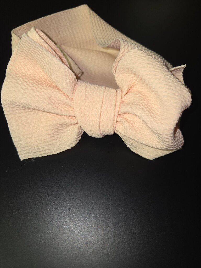Soft Pink Bow Headband