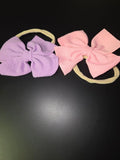 2 Kids Hair Accessories Bow Headbands Set