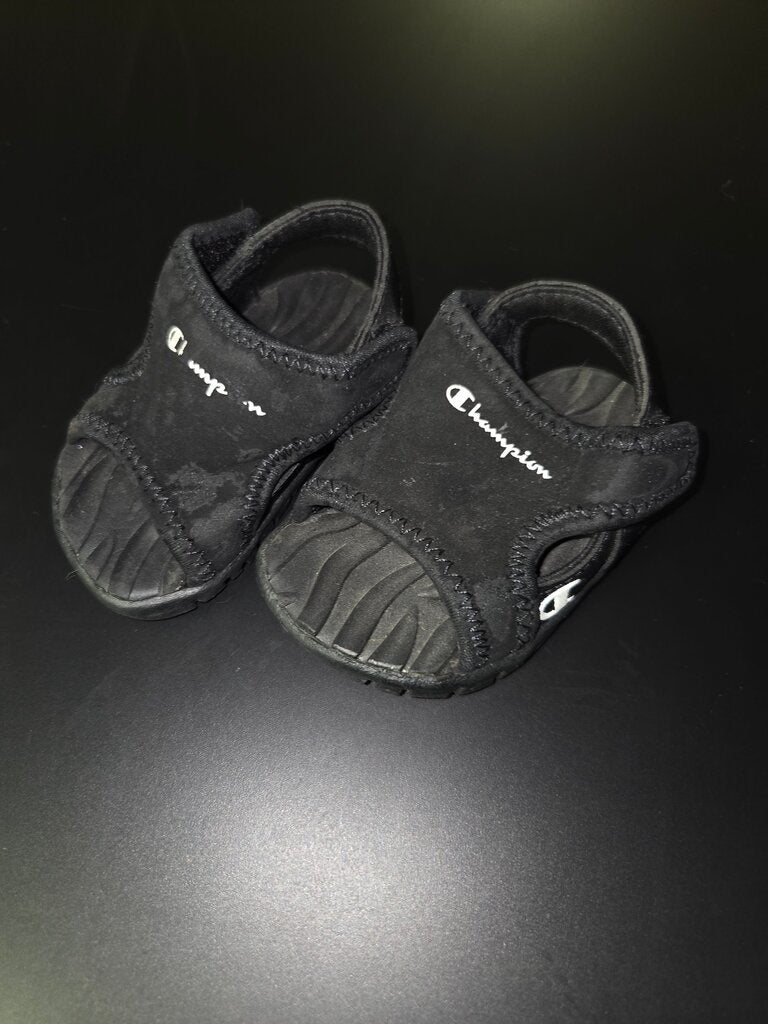Champion Black Baby Sandals