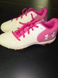 Under Armour Girls' Pink Cleats