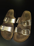 Gold Buckle Sandals