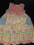 Colorful Floral Print Toddler Dress