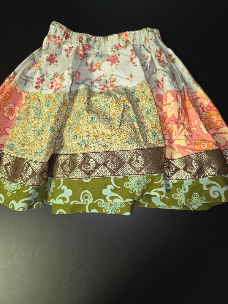 Floral Patchwork Skirt