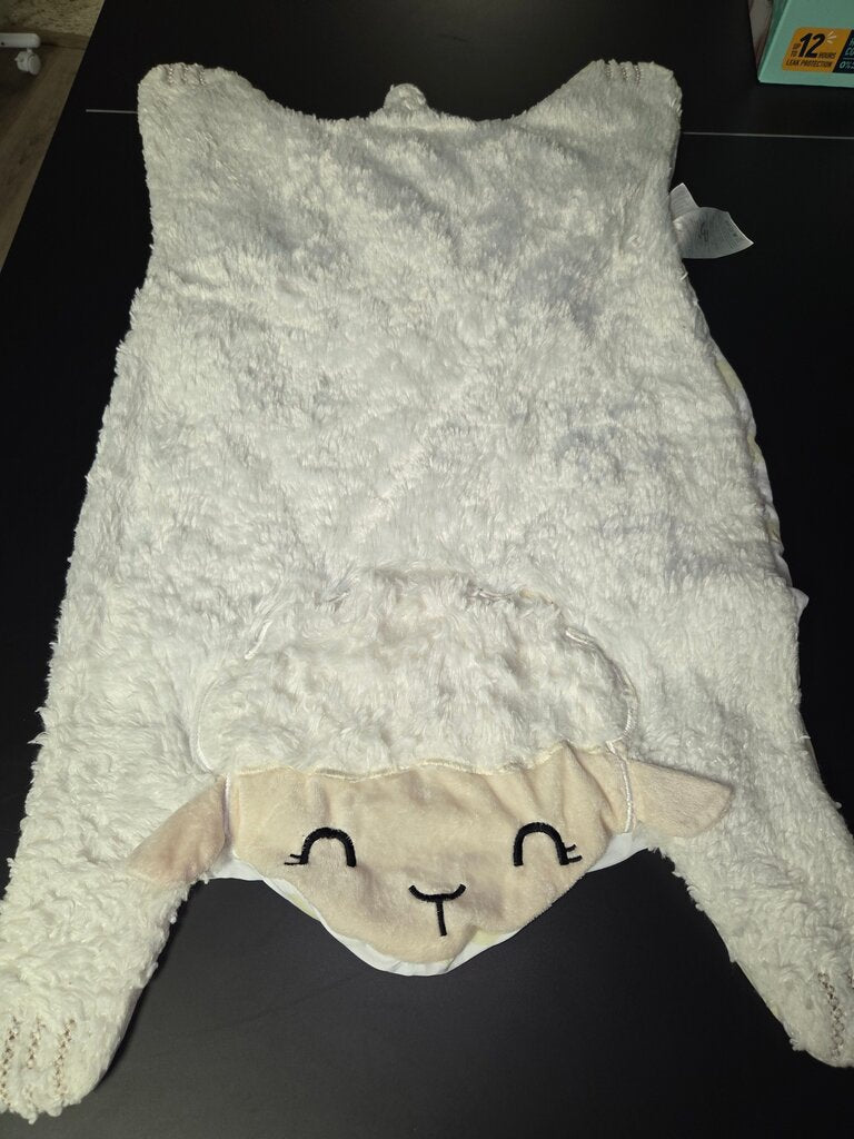 Cute White Lamb Baby Blanket